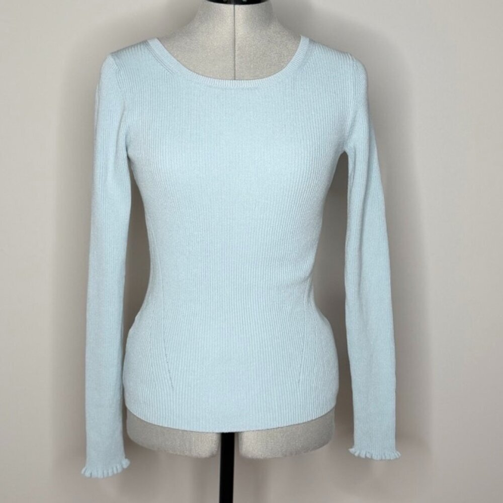 Ann Taylor Ruffle Cuff Sweater